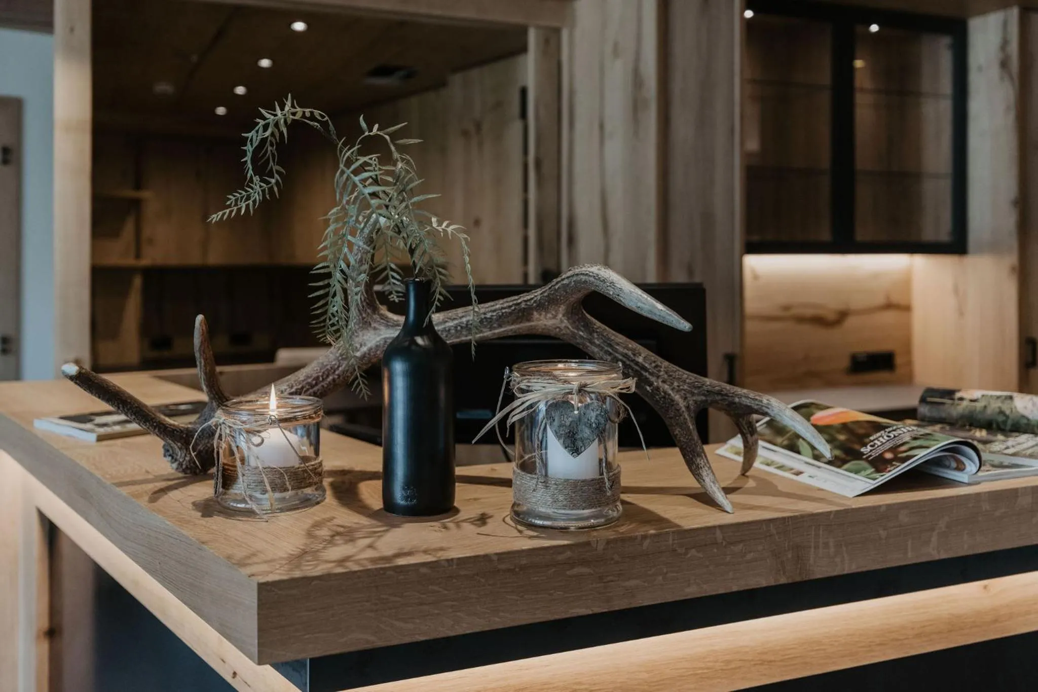 Lobby or reception in Landhaus Saalbach - Ski in & out