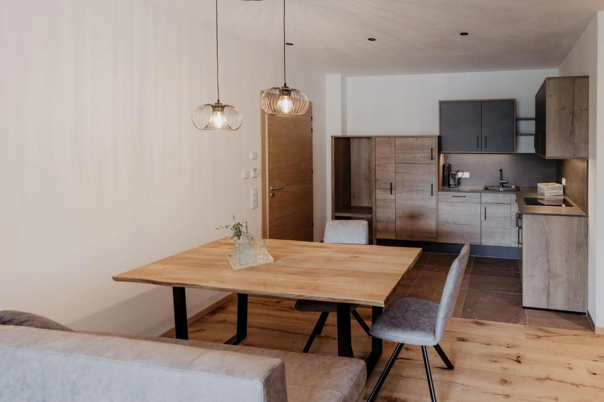 Kitchen or kitchenette in Landhaus Saalbach - Ski in & out
