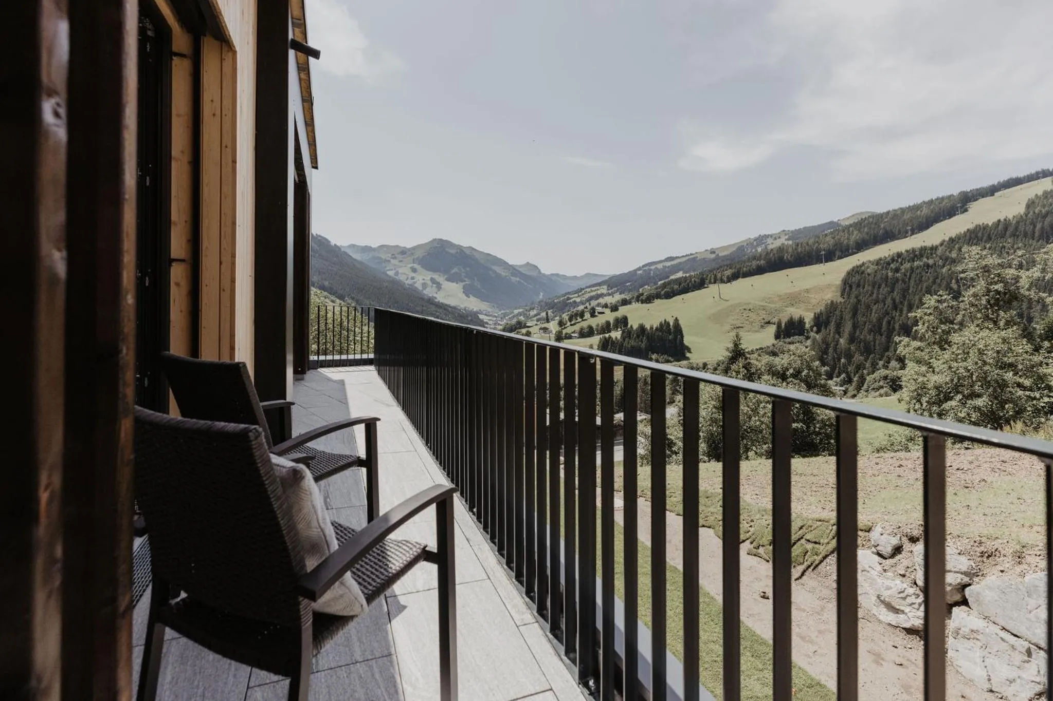 Balcony/Terrace in Landhaus Saalbach - Ski in & out