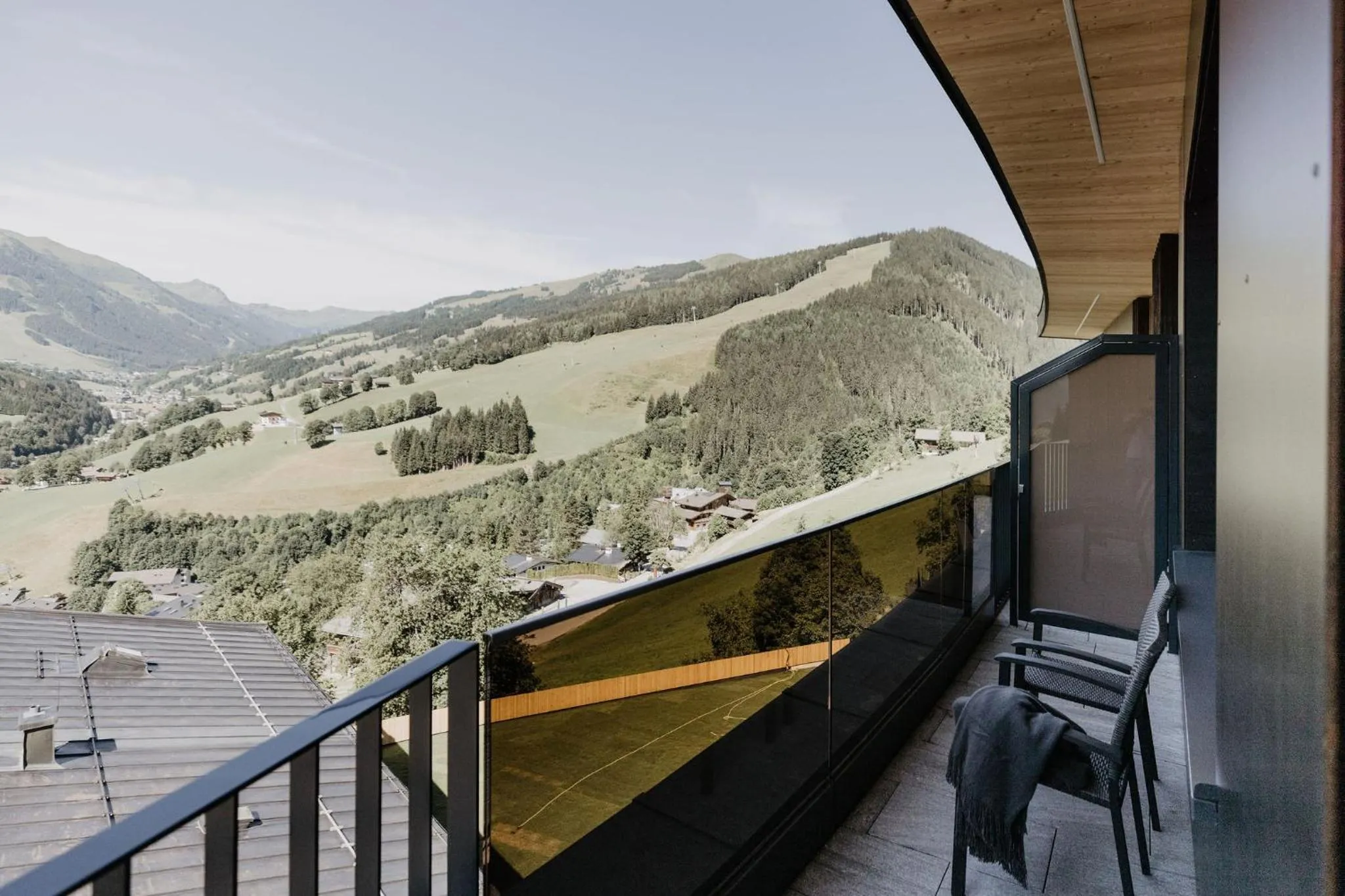 Balcony/Terrace in Landhaus Saalbach - Ski in & out