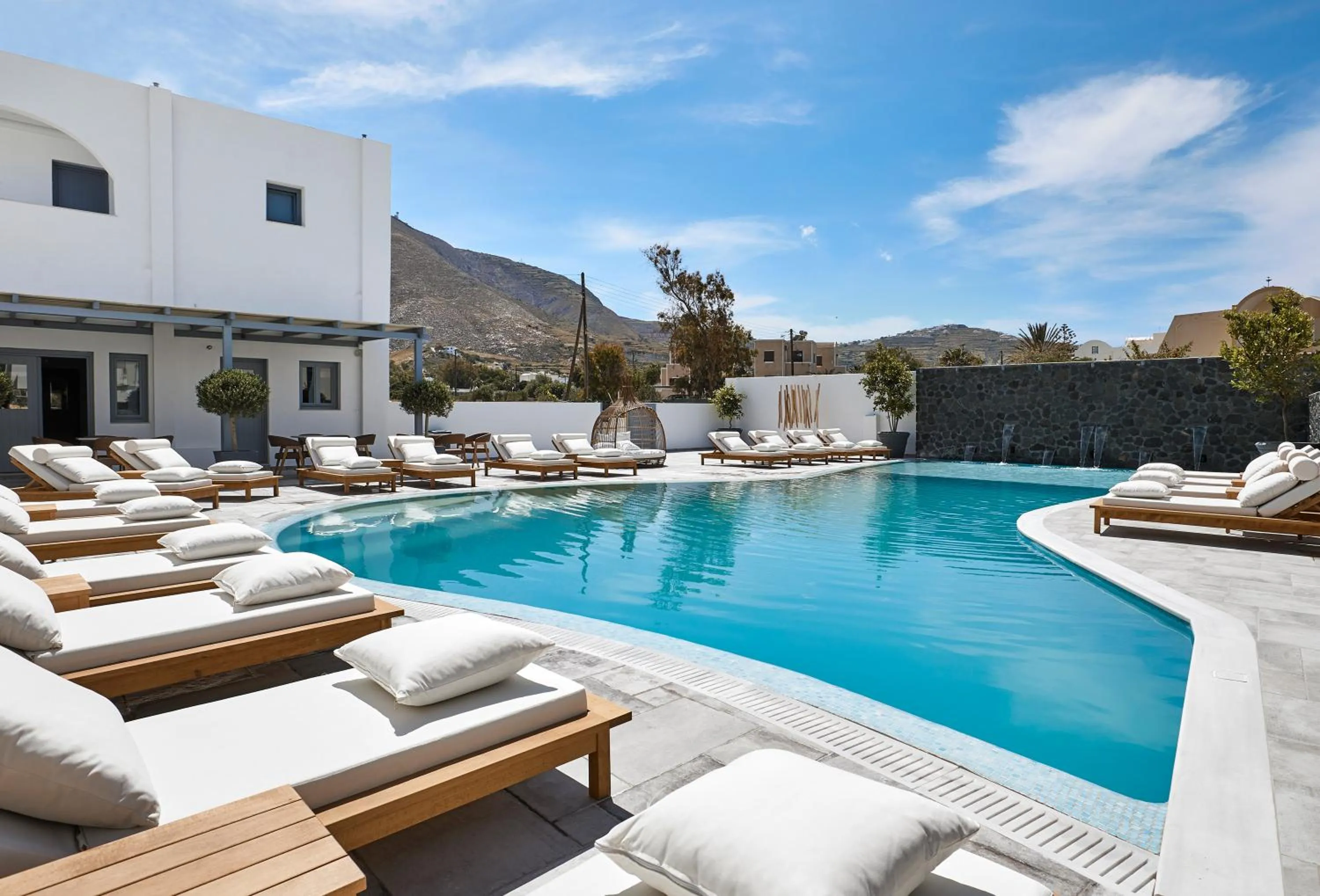 Swimming pool in Amara Suites Santorini
