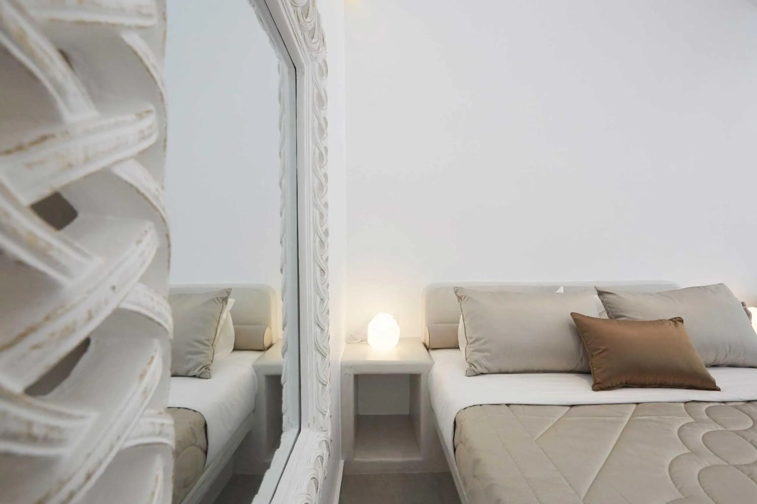 Bedroom, Bed in Amara Suites Santorini