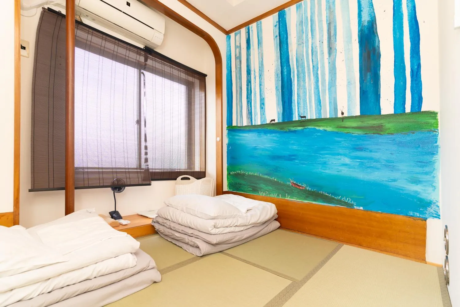 Bed in Tokyo Guest House Ouji Music Lounge