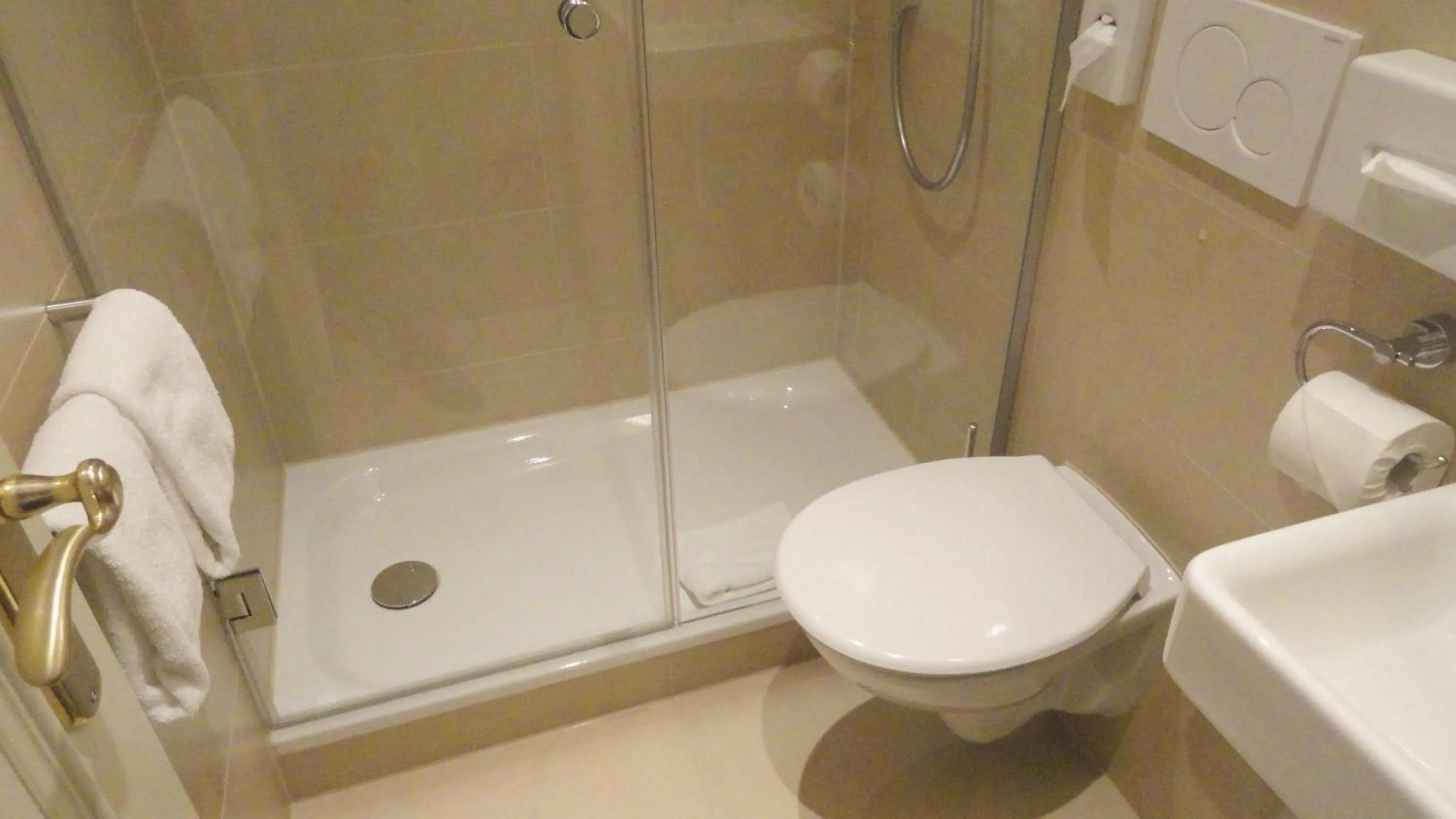 Decorative detail, Bathroom in Hotel Einhorn