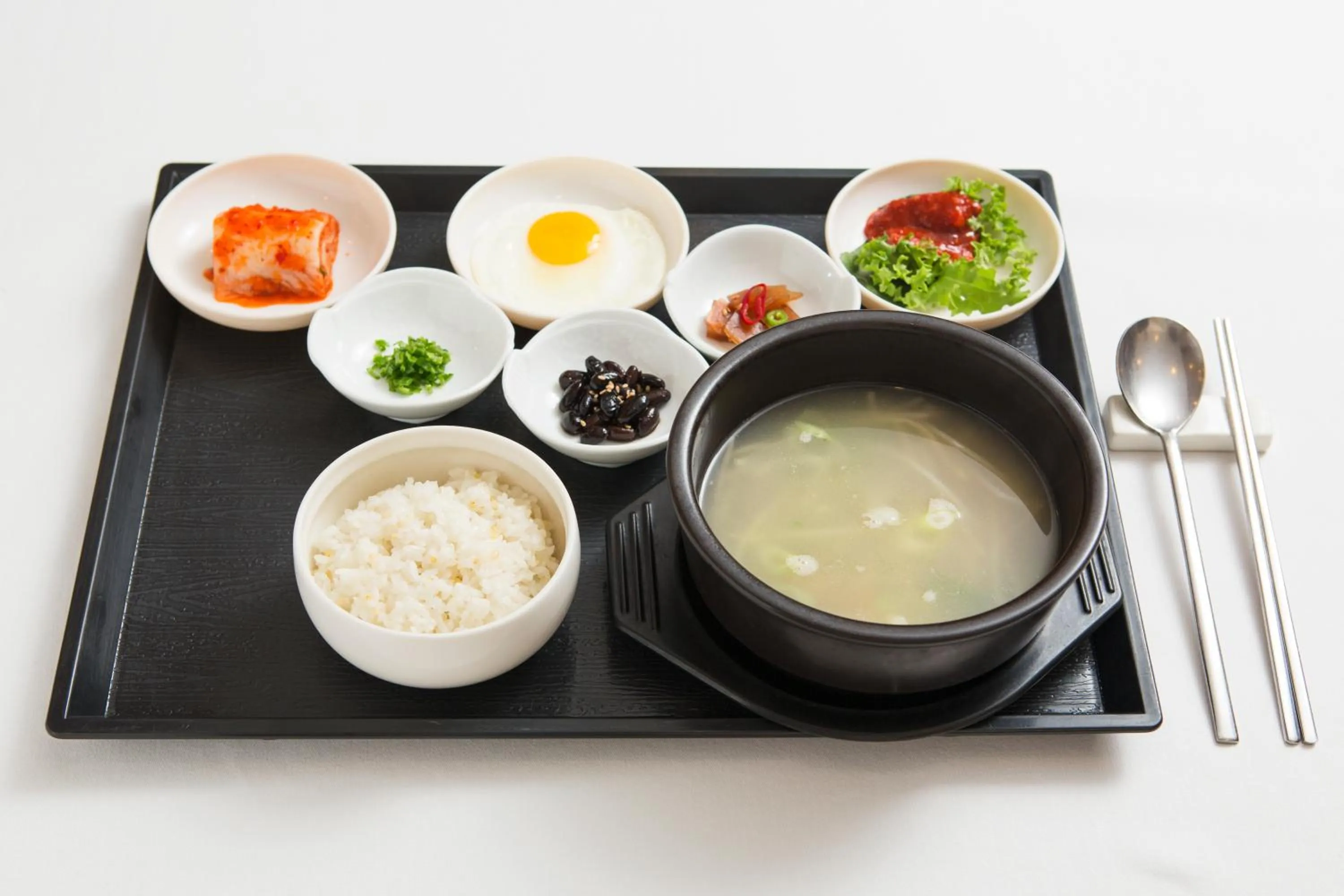 Asian breakfast in Libero Hotel