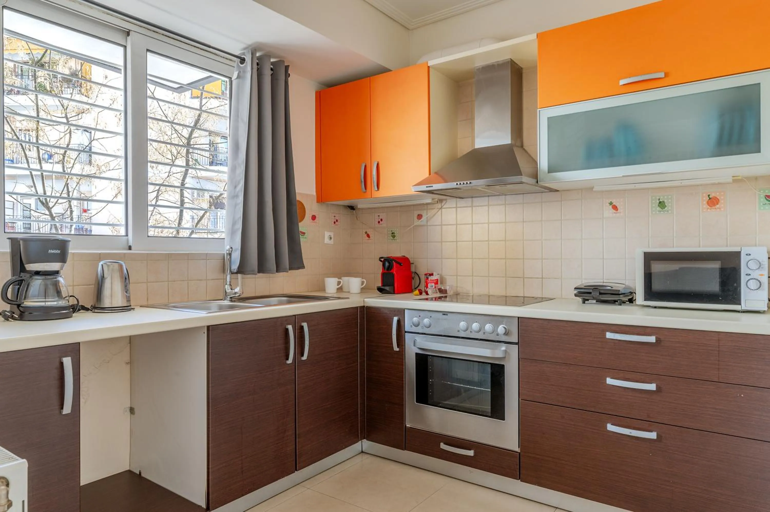 Kitchen or kitchenette in Elvita Apartments 2
