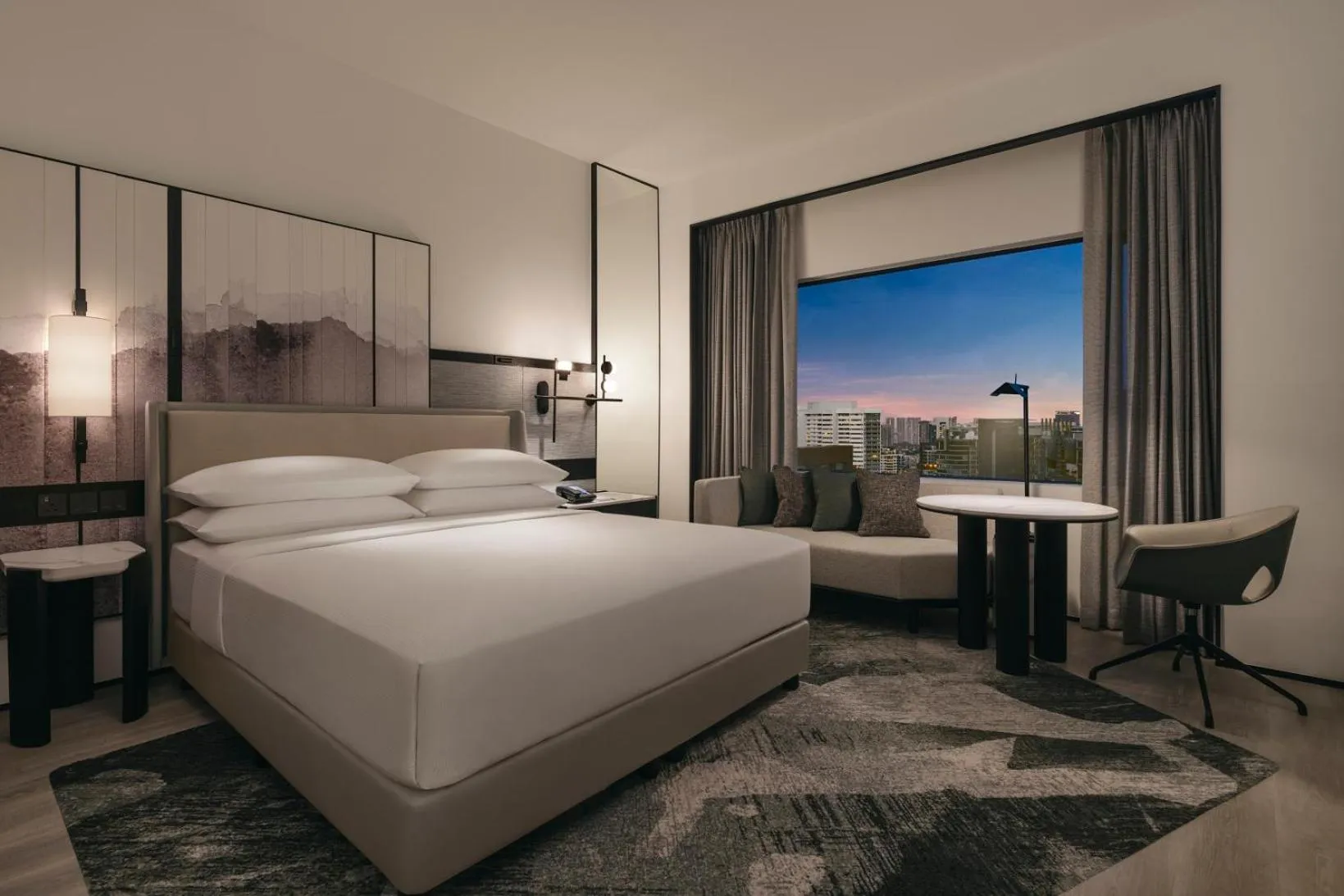 Bed in Hilton Singapore Orchard