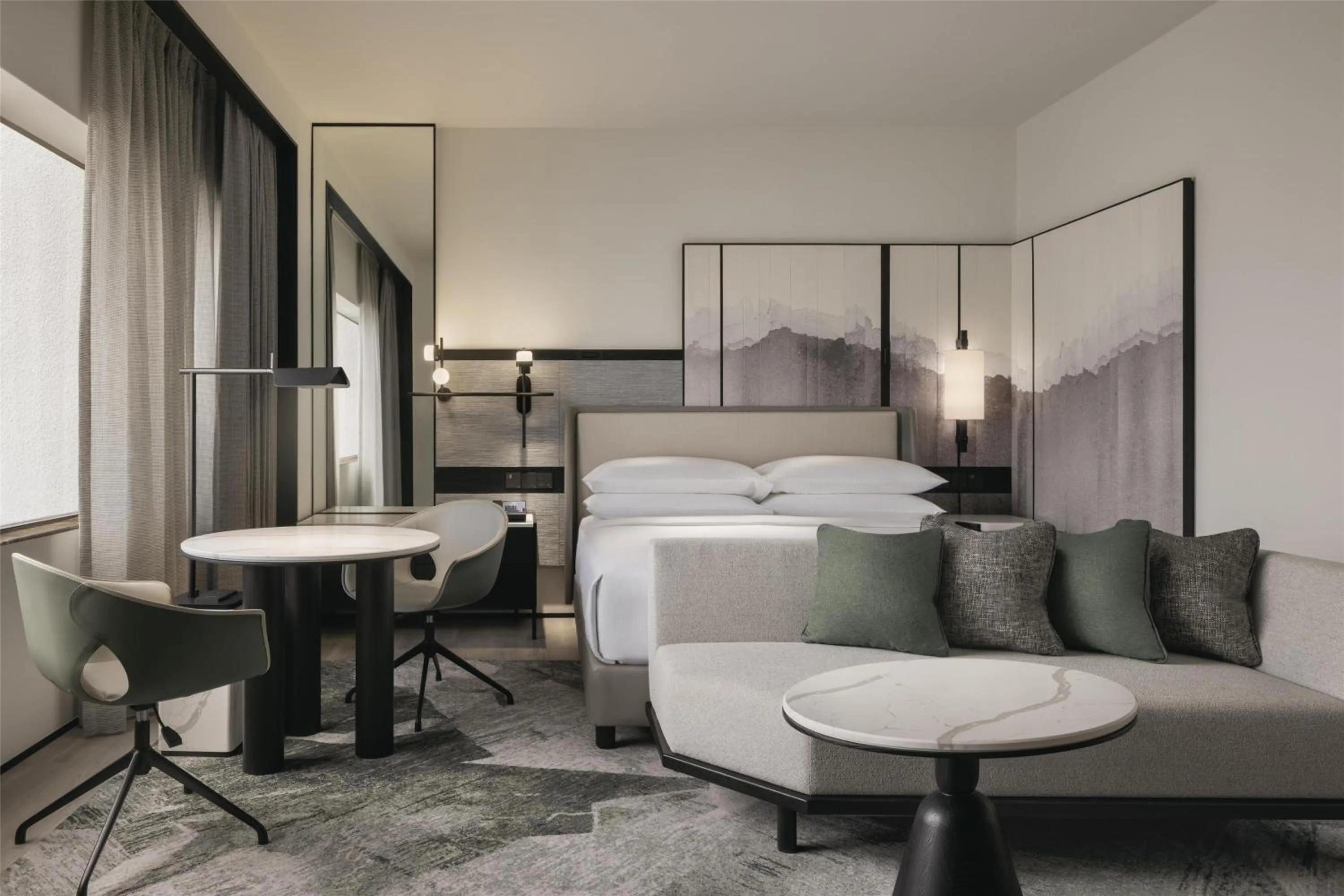 Bed in Hilton Singapore Orchard