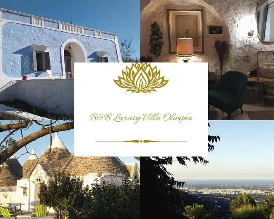 Text overlay in B&B Luxury Villa Olimpia Home Restaurant