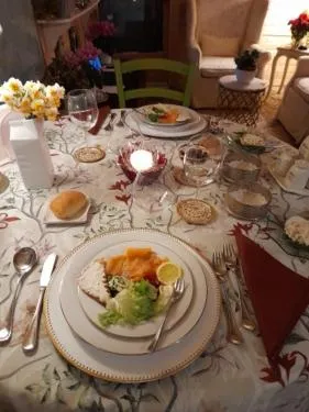 Dinner in B&B Luxury Villa Olimpia Home Restaurant