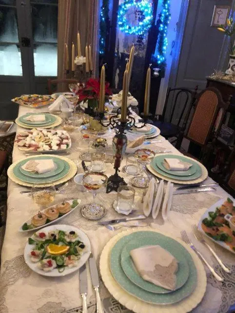 Dinner in B&B Luxury Villa Olimpia Home Restaurant