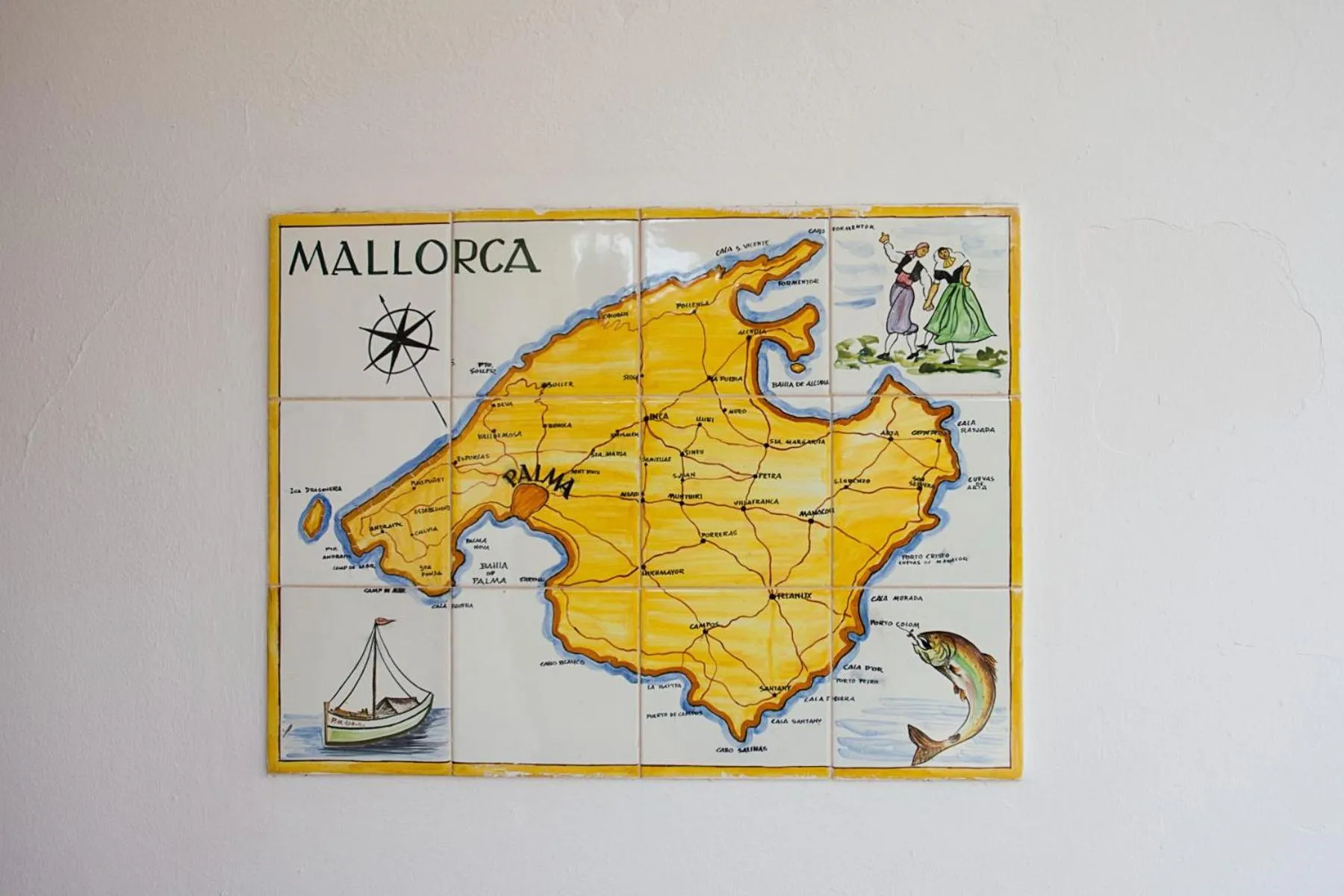 Decorative detail in Hotel Cala Murada