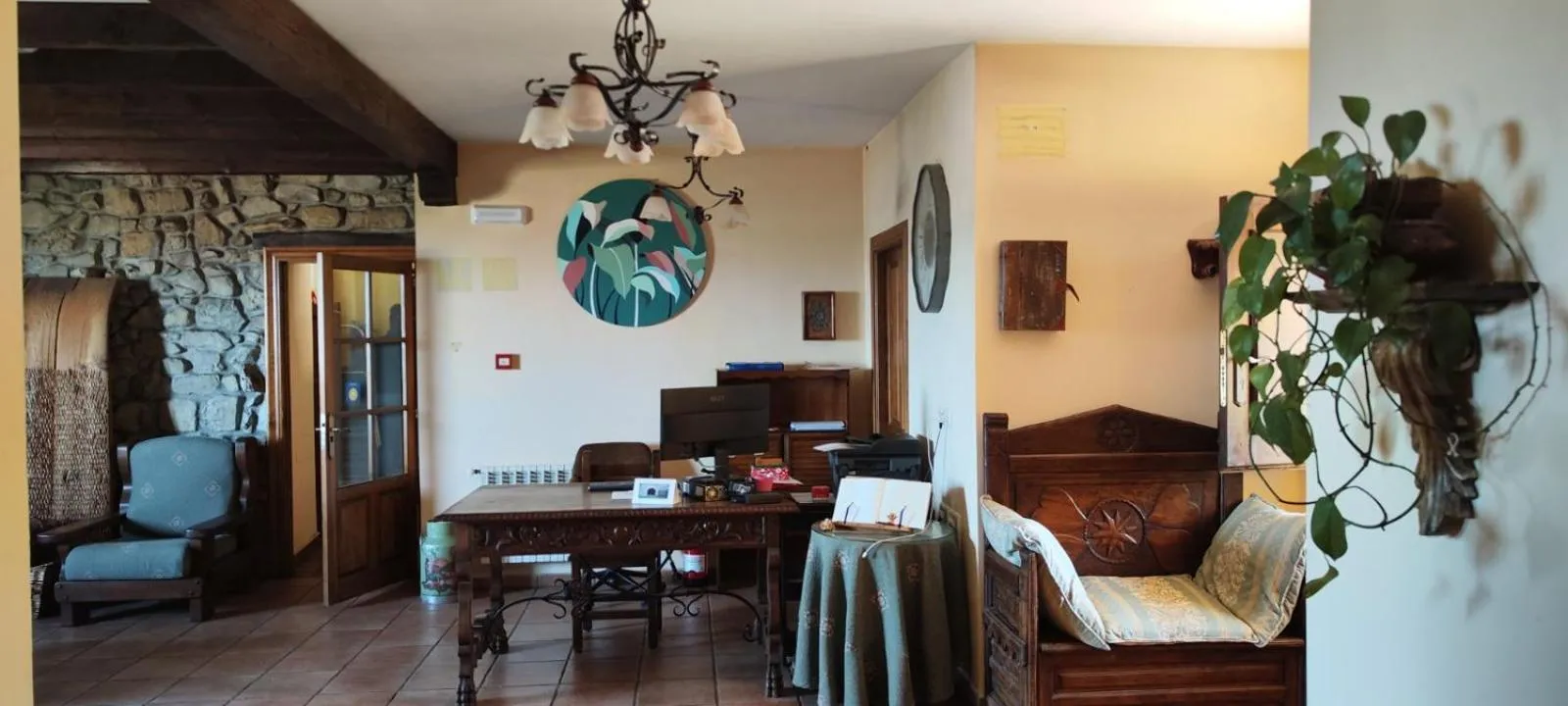 Living room in El Mirador de Deva