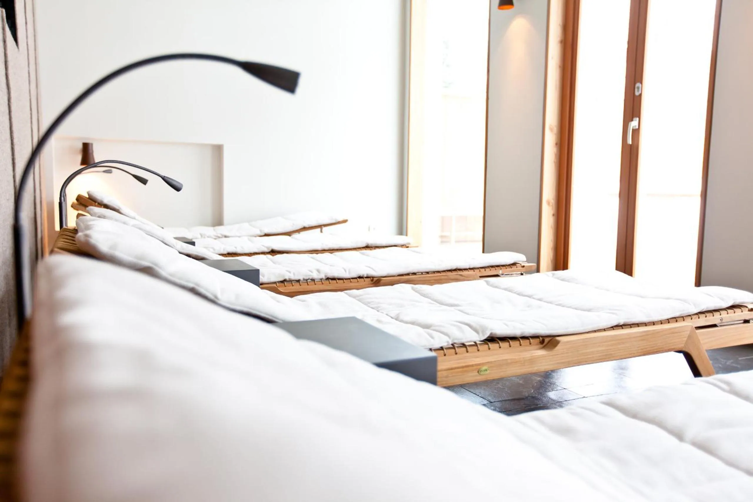 Sauna, Bed in Ferienpension Senfter