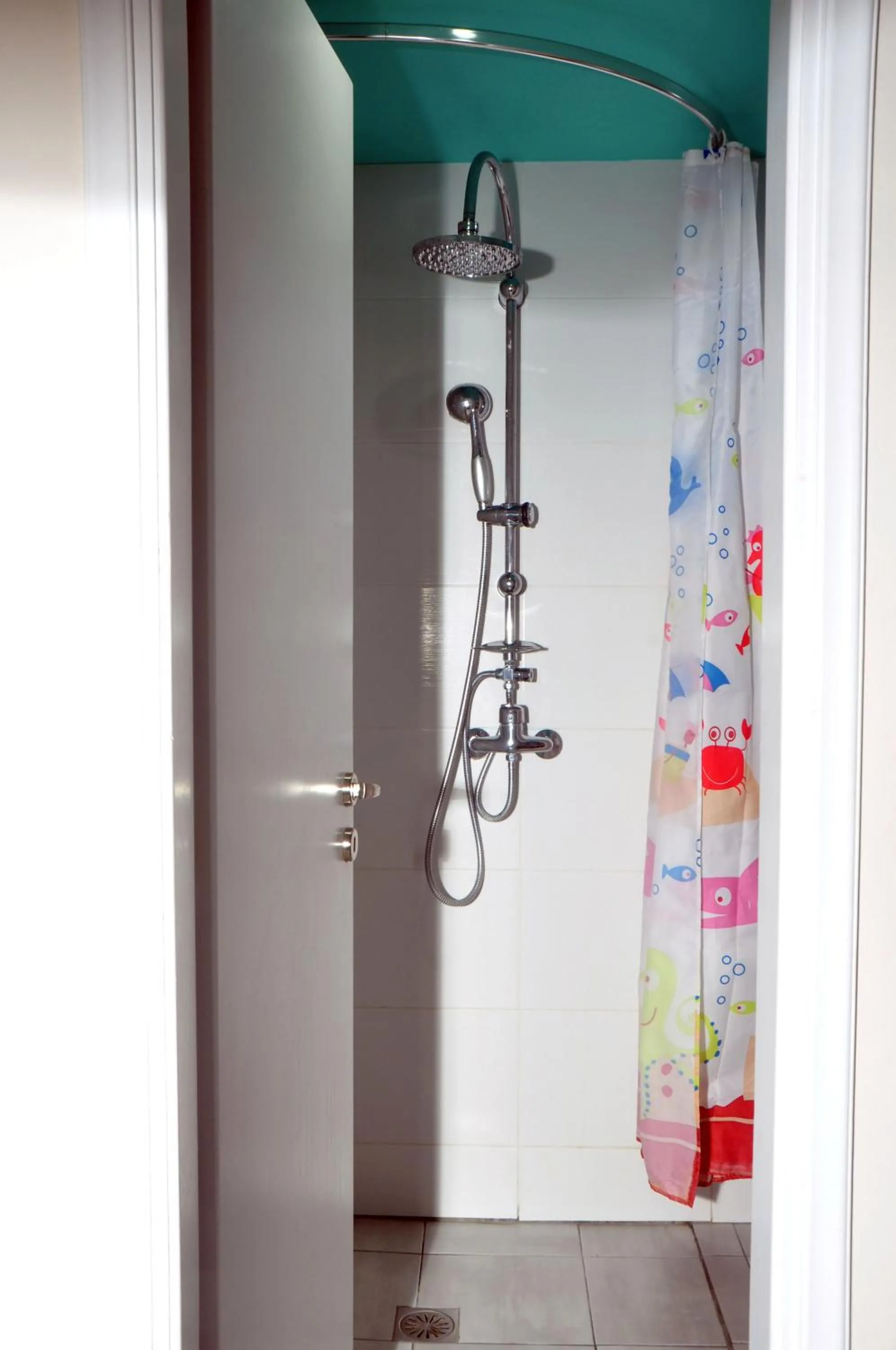 Shower in Limni Stone Apartments