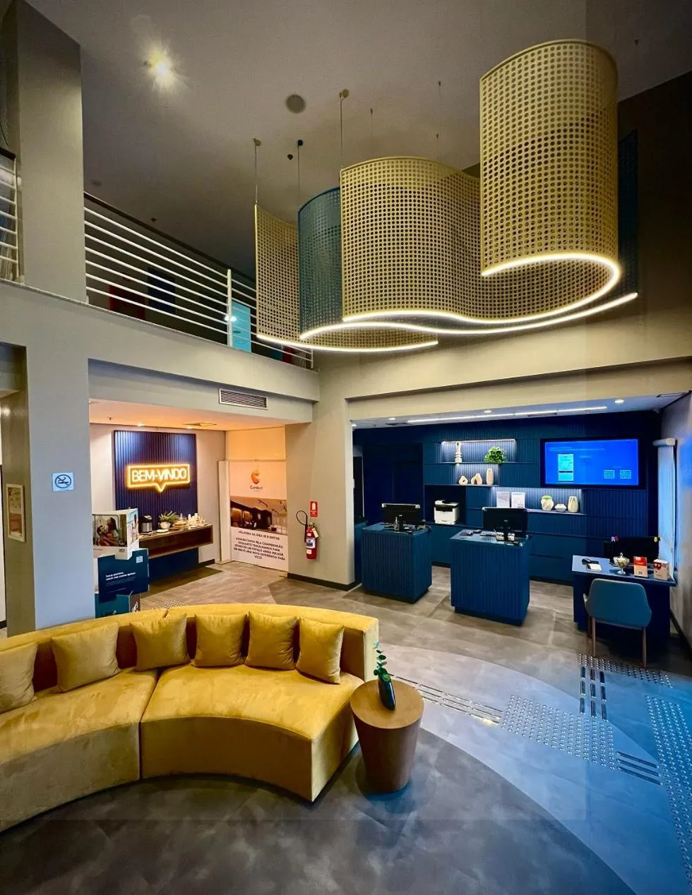 Lobby or reception in Comfort Hotel Joinville