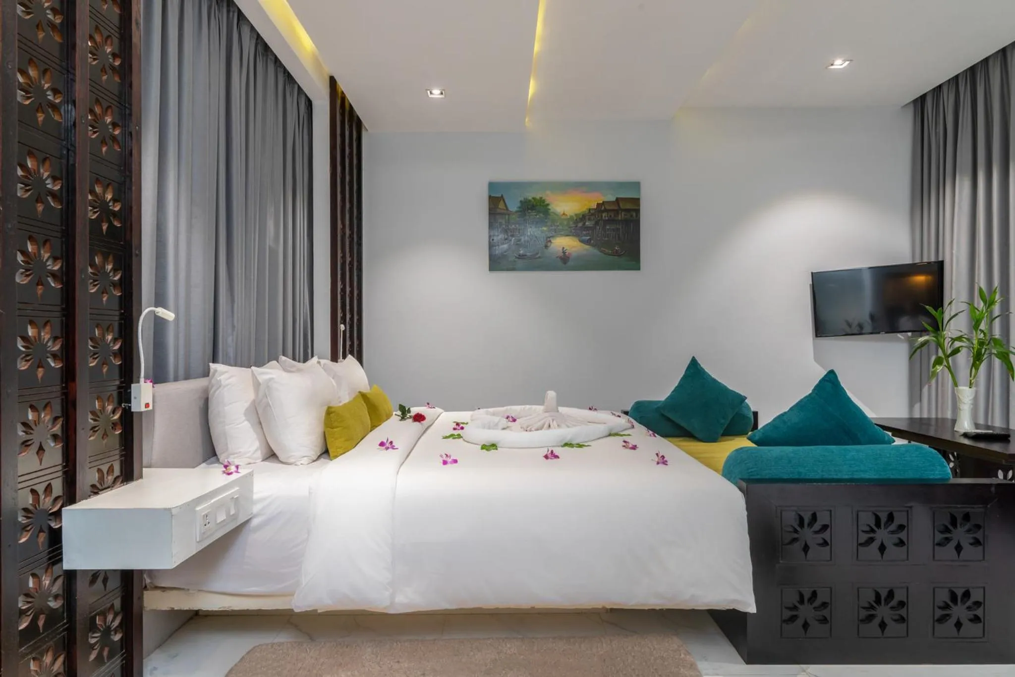 Bed in King Rock Residence