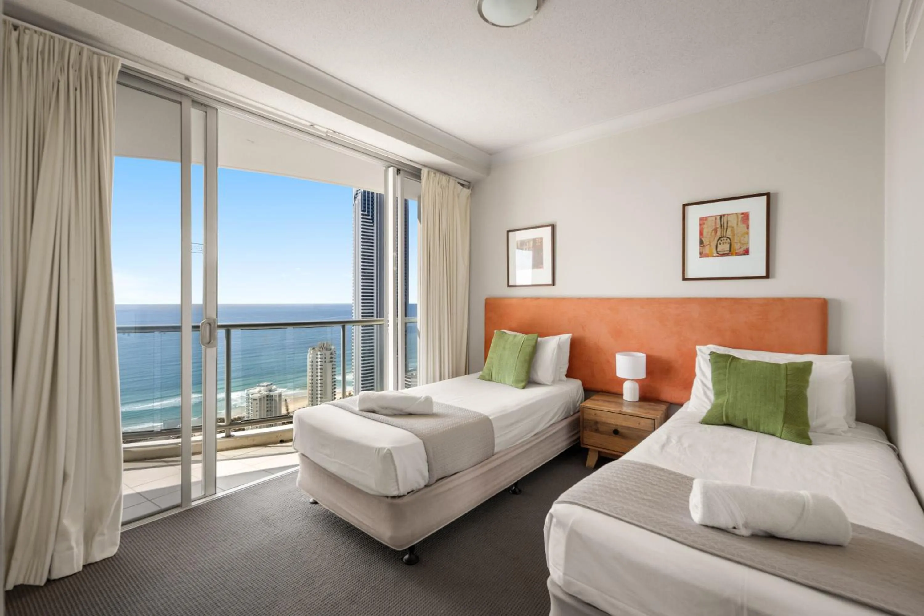 Bedroom, Bed in Chevron Renaissance - Private Apartments - Hosted by Coastal Letting Co.