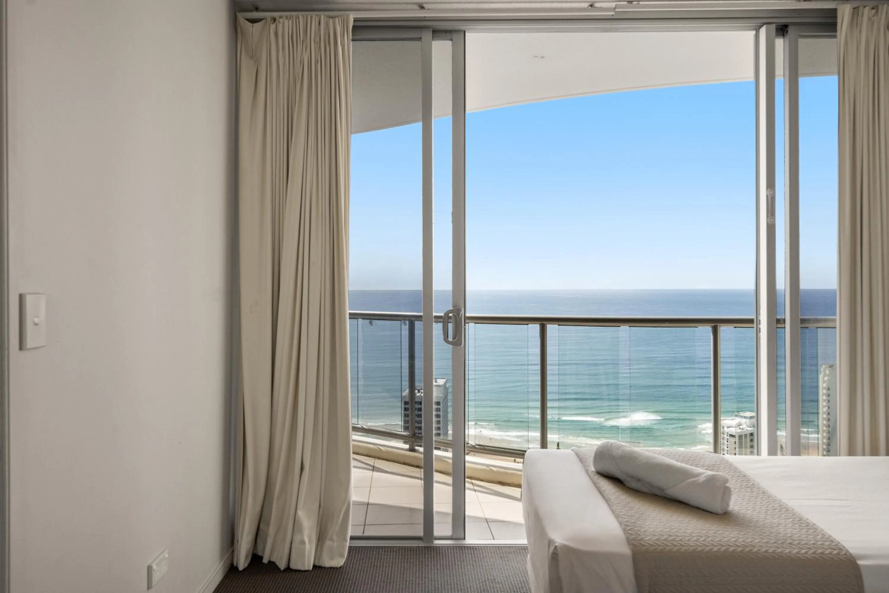 Bedroom, Bed in Chevron Renaissance - Private Apartments - Hosted by Coastal Letting Co.