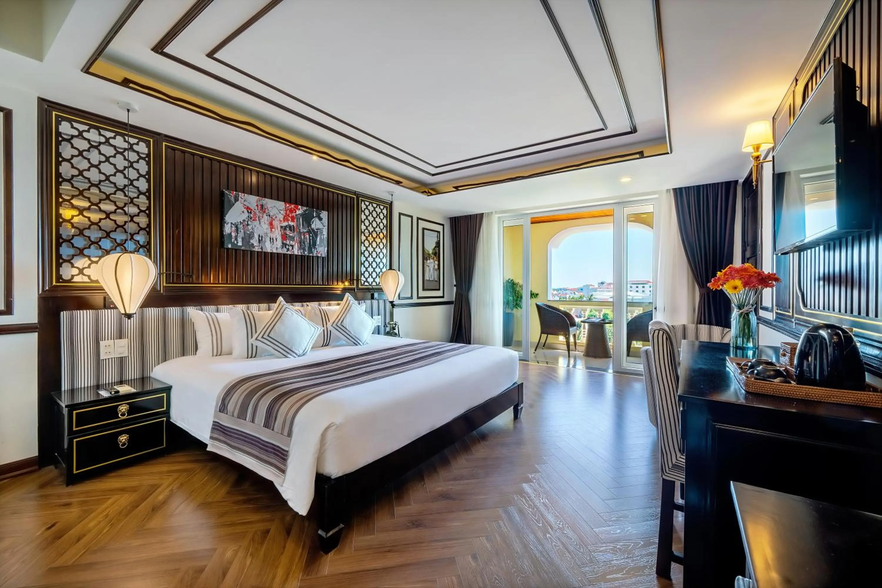 Photo of the whole room, Bed in Le Pavillon Hoi An Luxury Resort & Spa