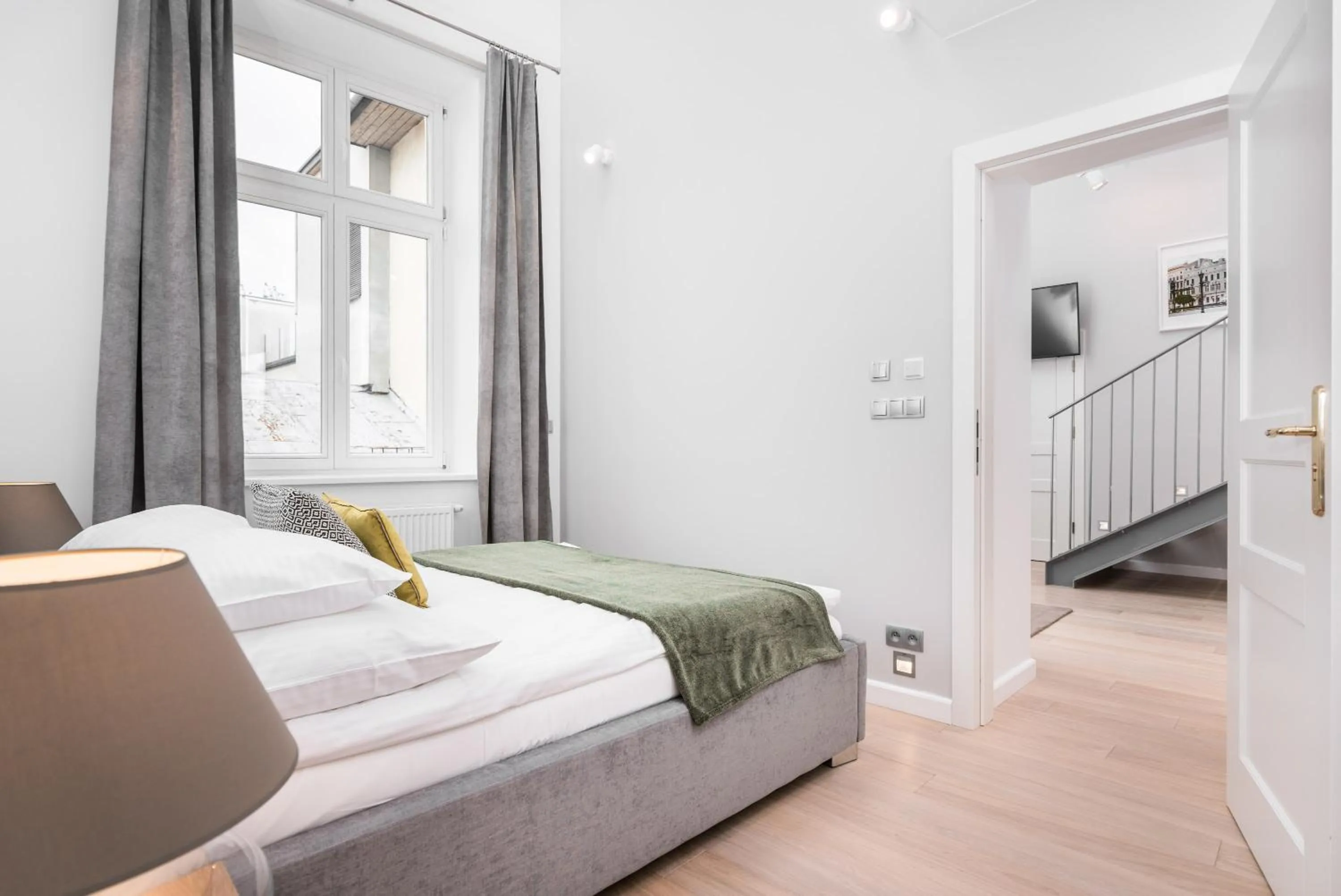 Bedroom, Bed in Venetian House Market Square Aparthotel