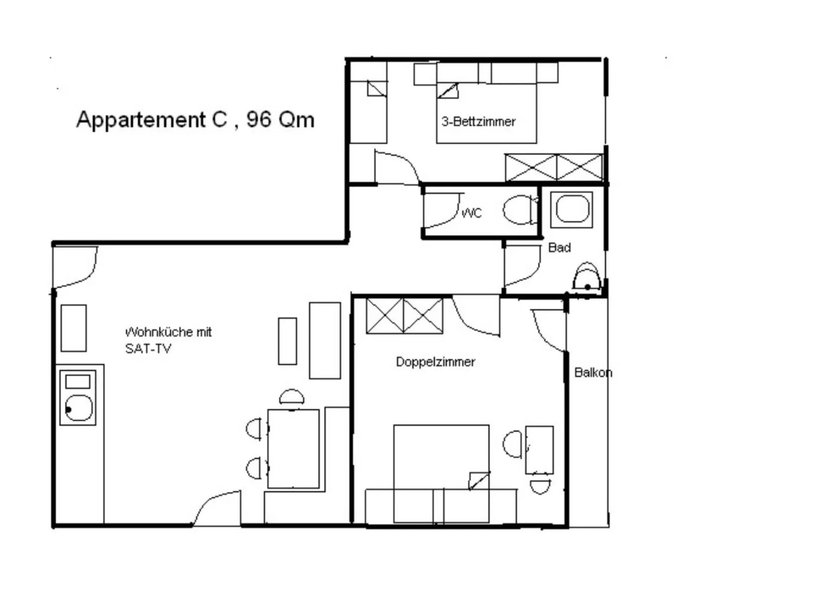 Floor plan in Haus Renate