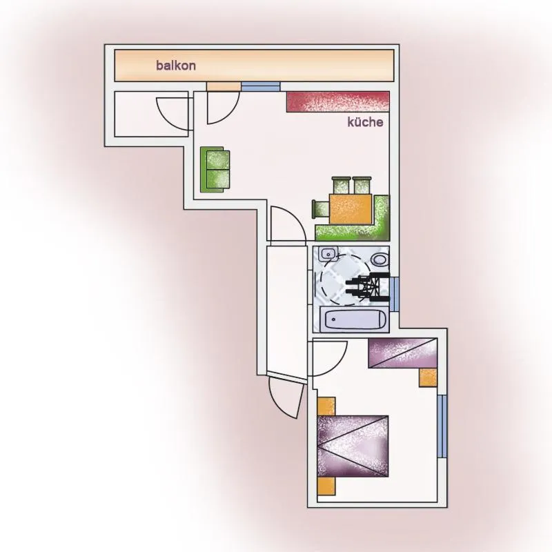 Floor plan in Haus Renate