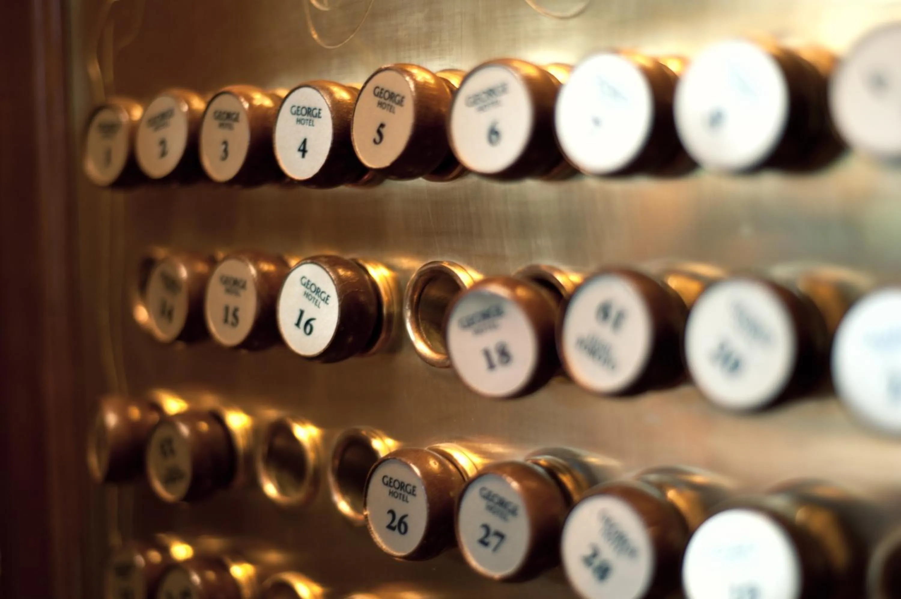 Lobby or reception in George Hotel