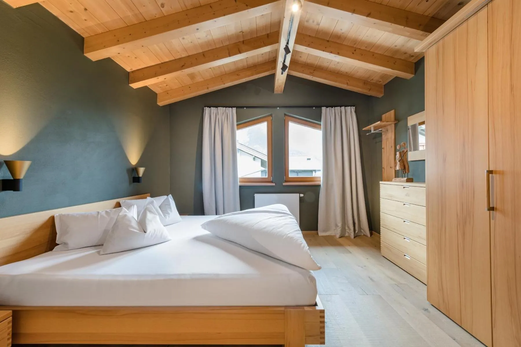 Photo of the whole room, Bed in Meerberg