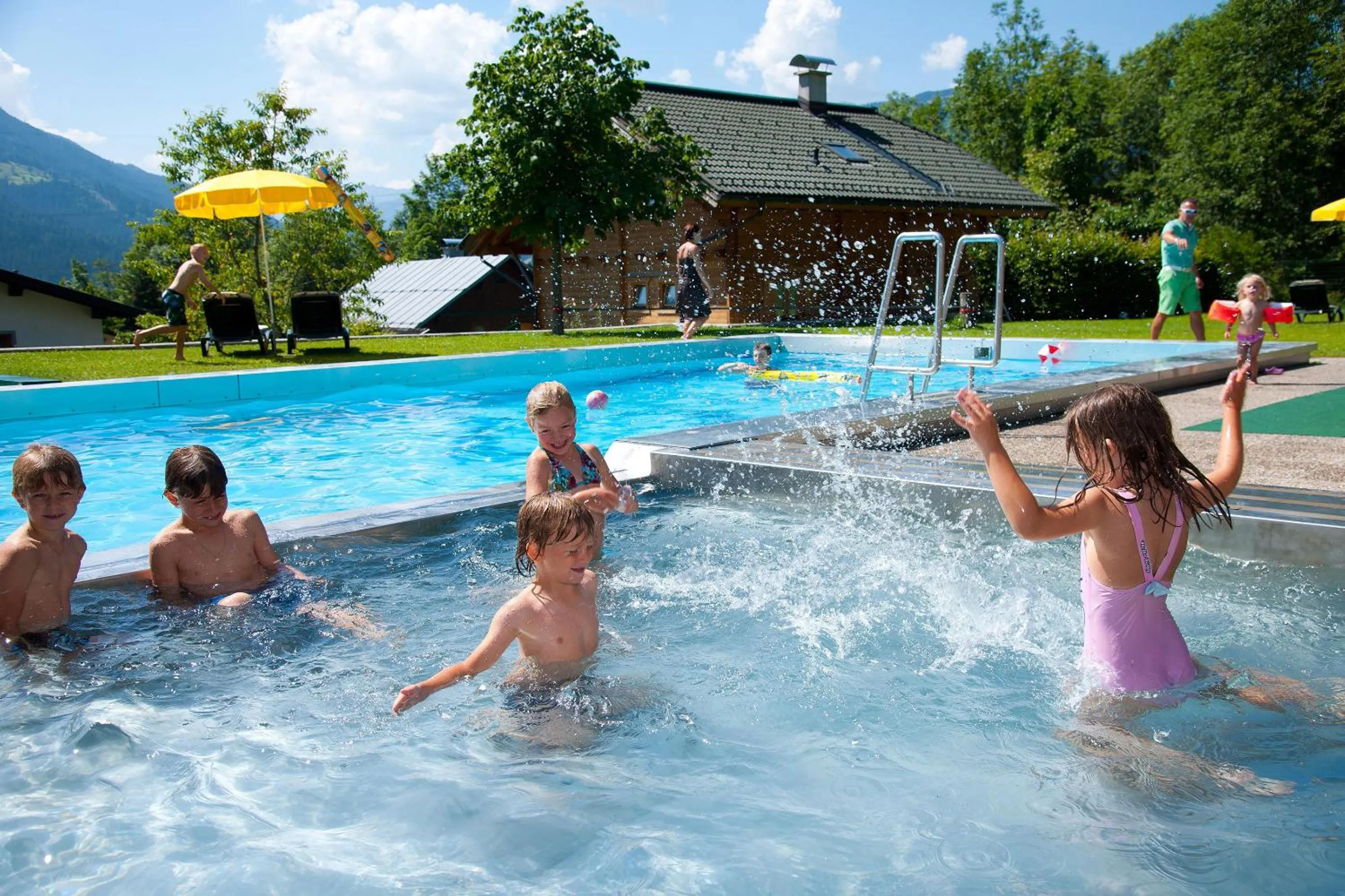Swimming pool in Appartements Tannenhof