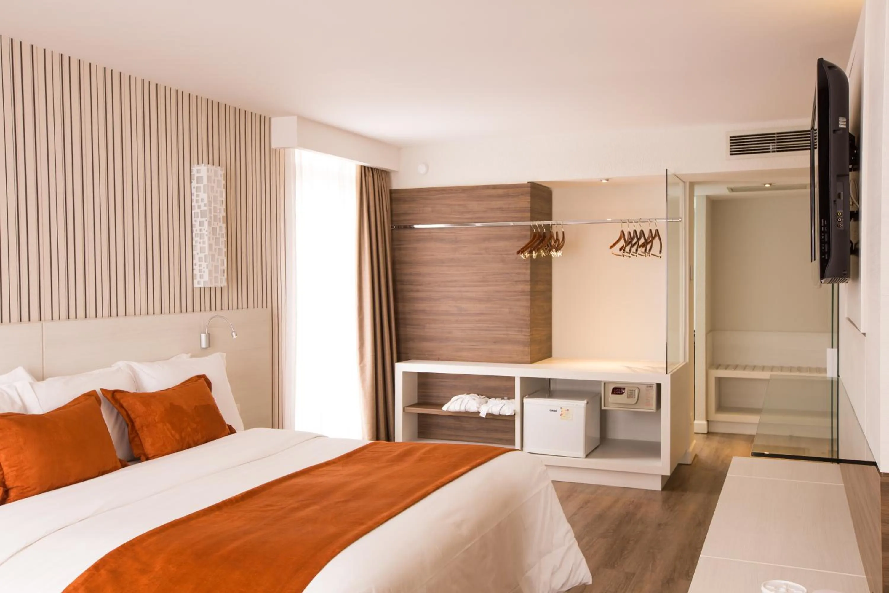 Bed in Radisson Hotel Curitiba