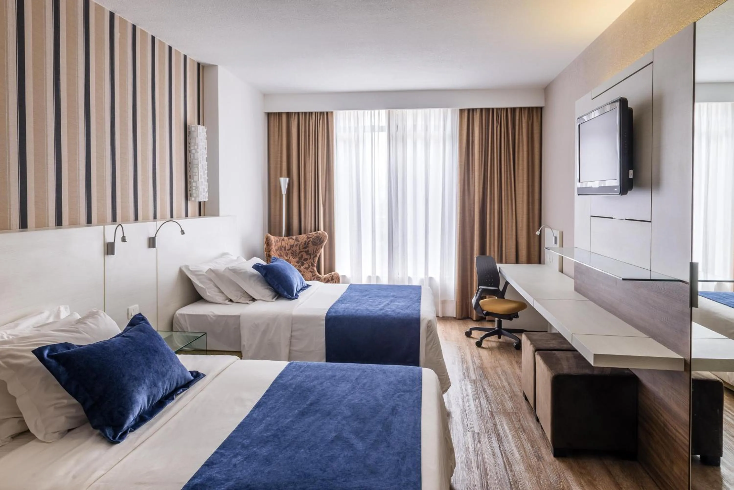 Bed in Radisson Hotel Curitiba