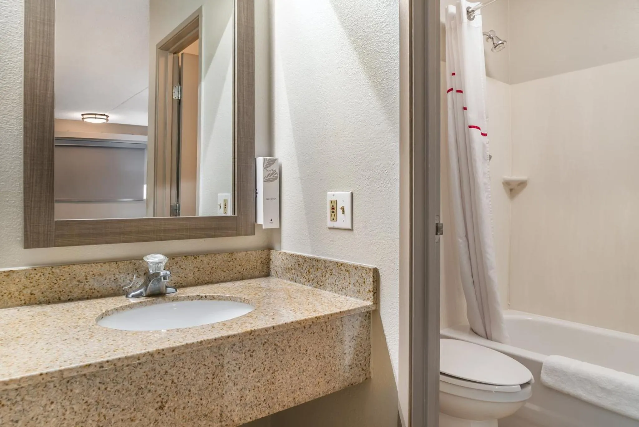 Bathroom in Red Roof Inn Detroit Metro Airport - Taylor