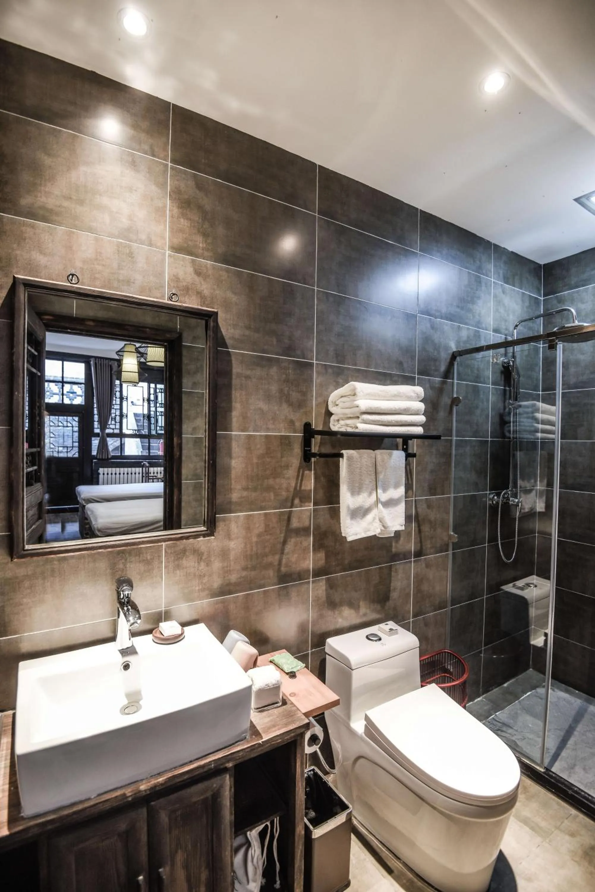 Decorative detail in Elsewhere Hotel The former residence of the draft bank