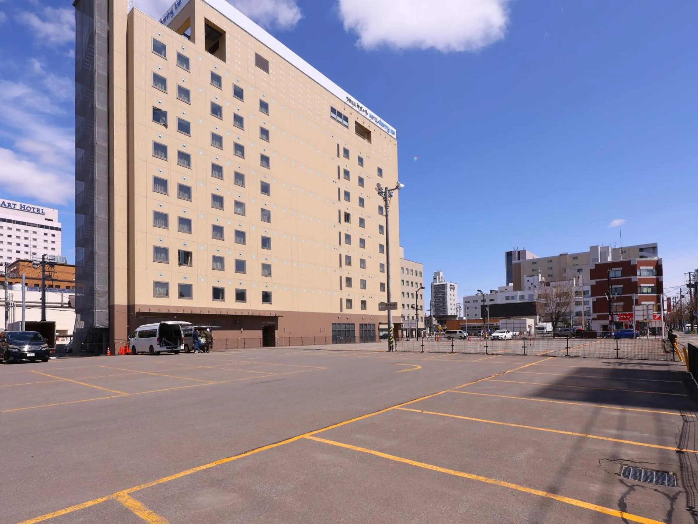 Parking in Dormy Inn Asahikawa