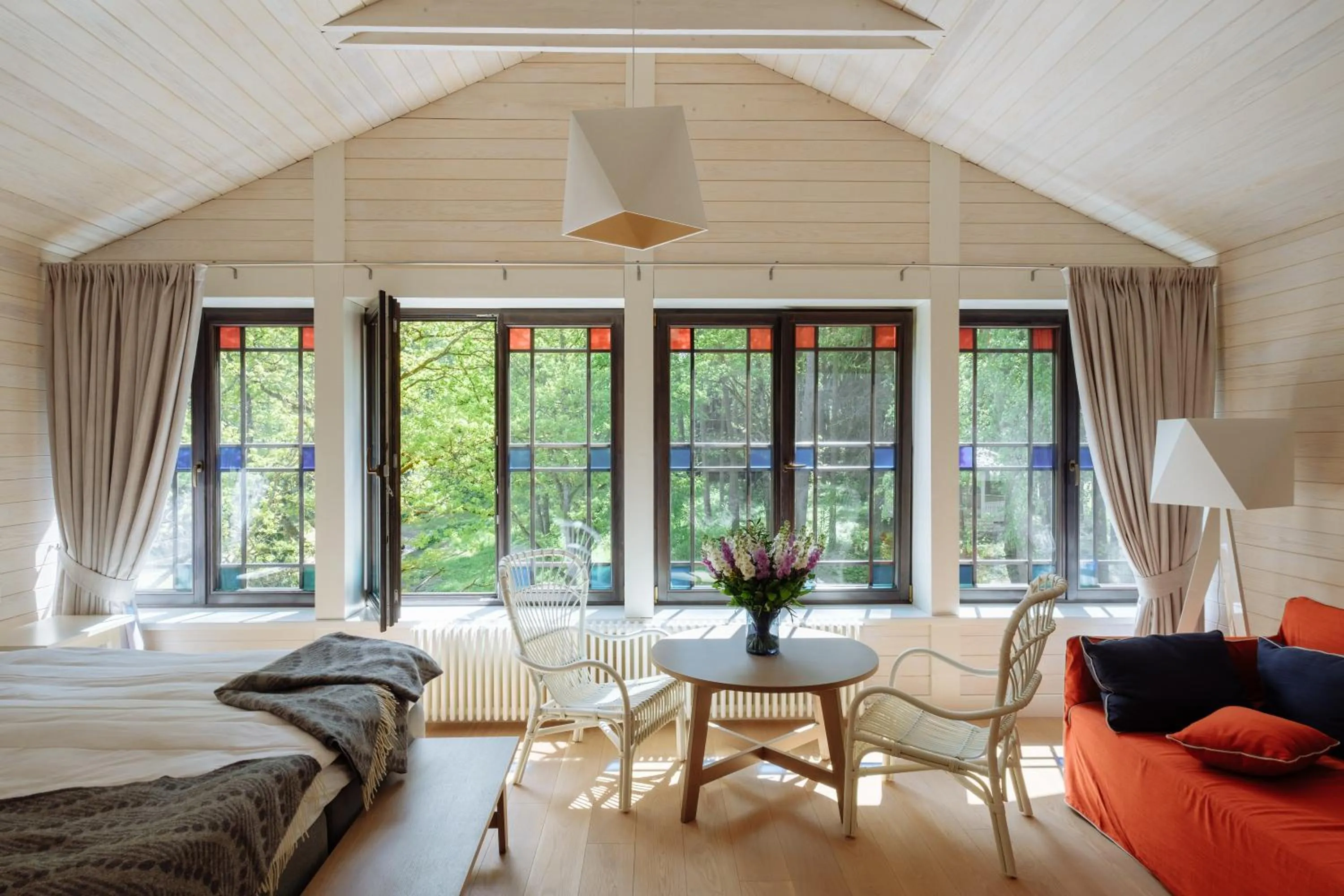 View (from property/room), Bed in Villa Santa