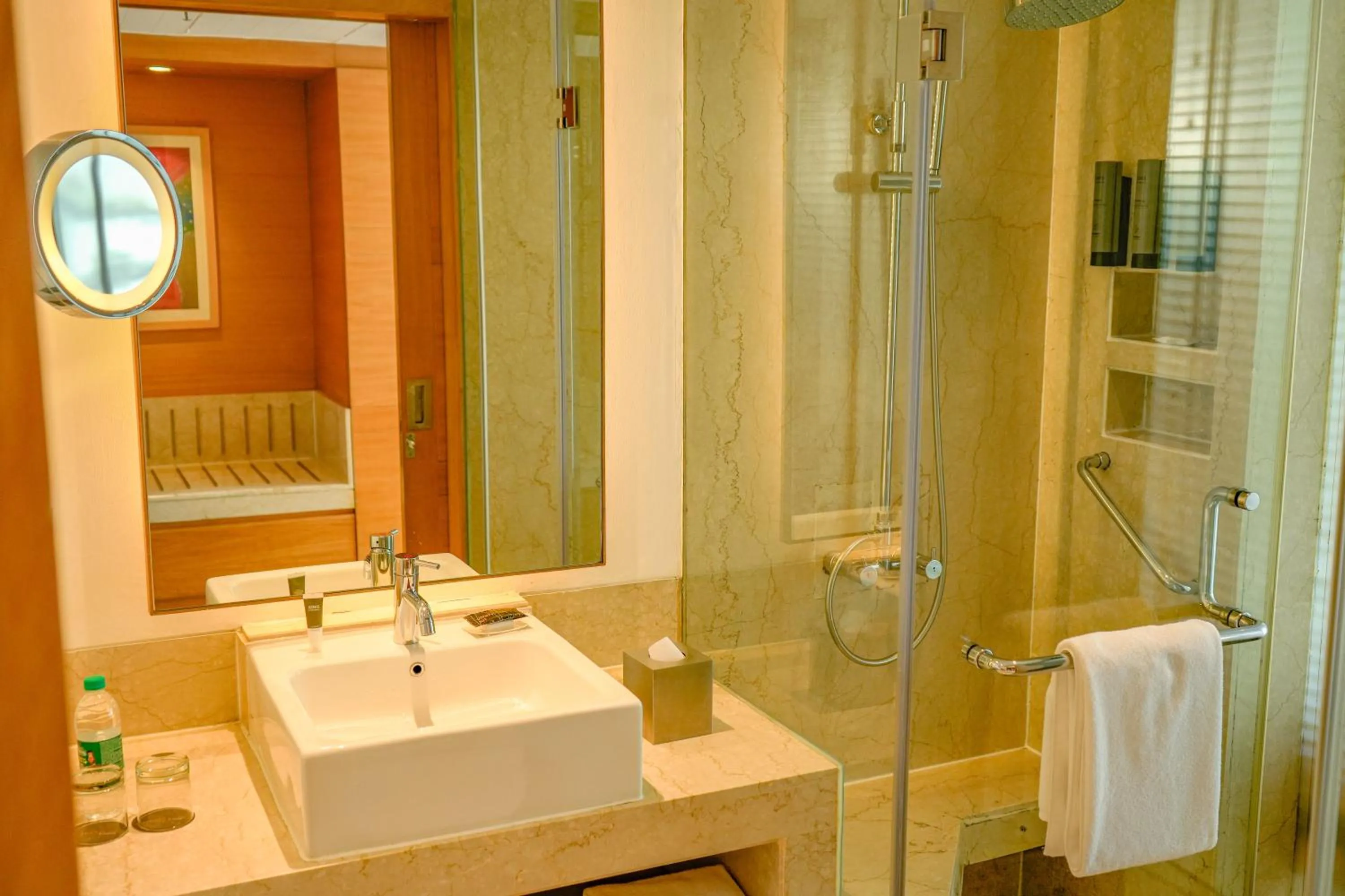 Shower in Courtyard by Marriott Gurugram Downtown