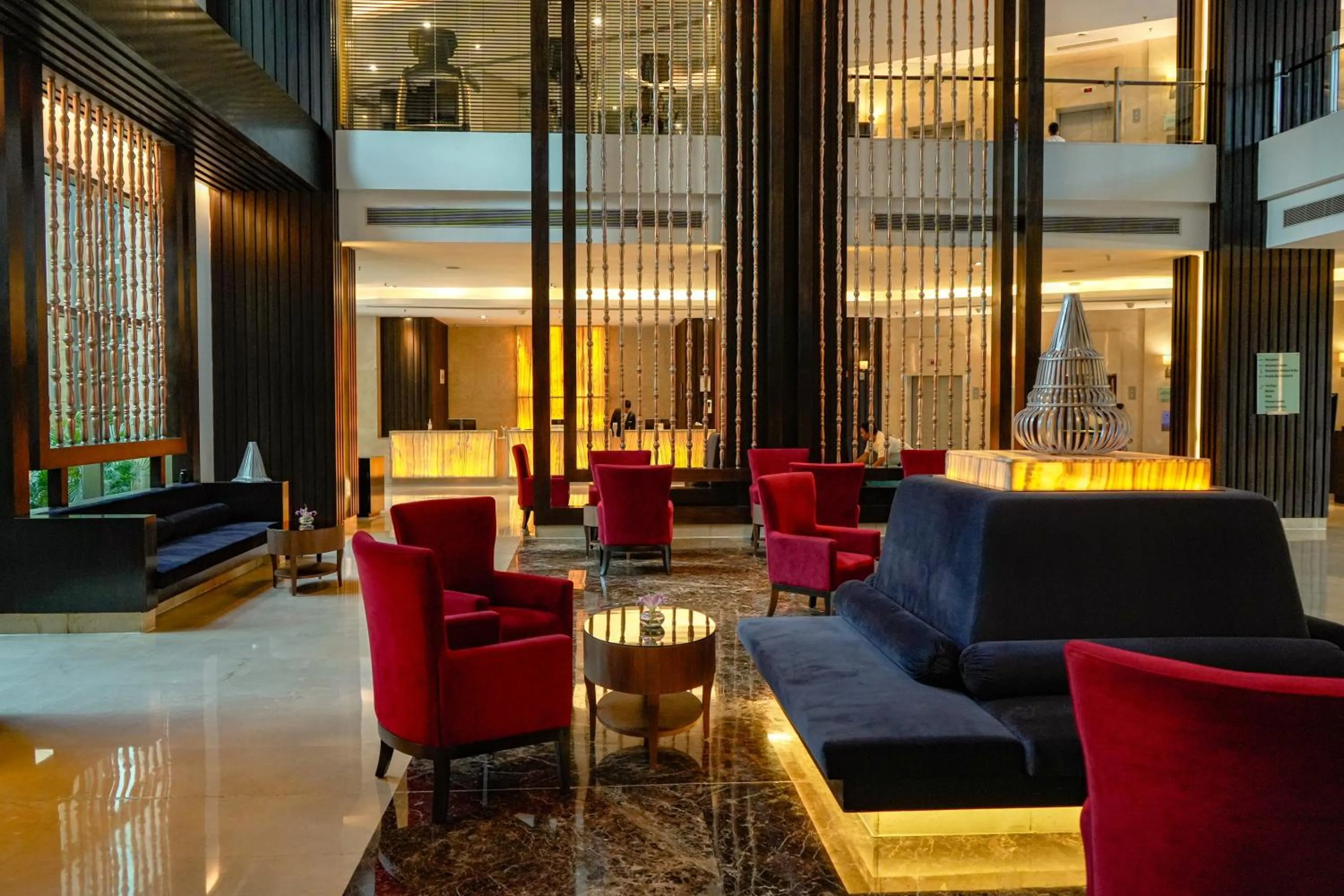 Lobby or reception in Courtyard by Marriott Gurugram Downtown