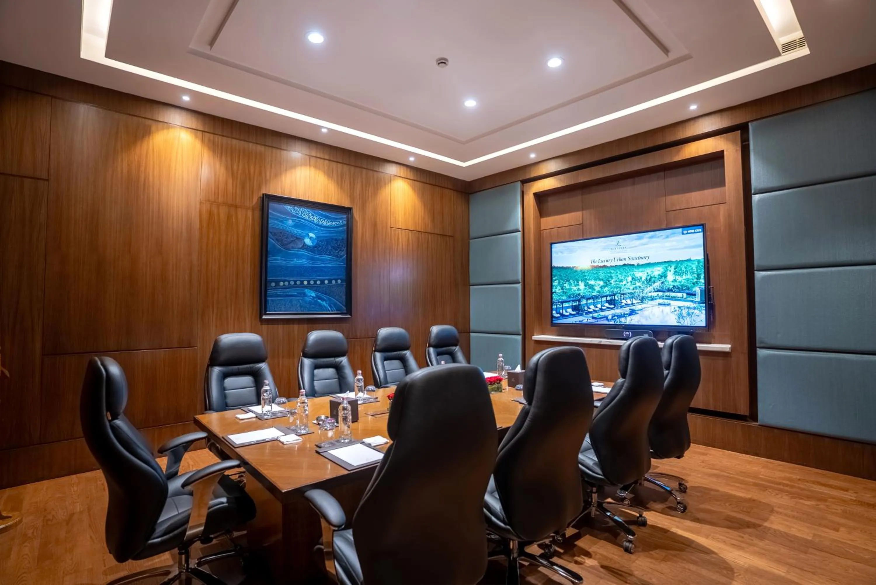 Meeting/conference room in The Leela Ambience Gurugram Hotel & Residences - The Luxury Urban Sanctuary