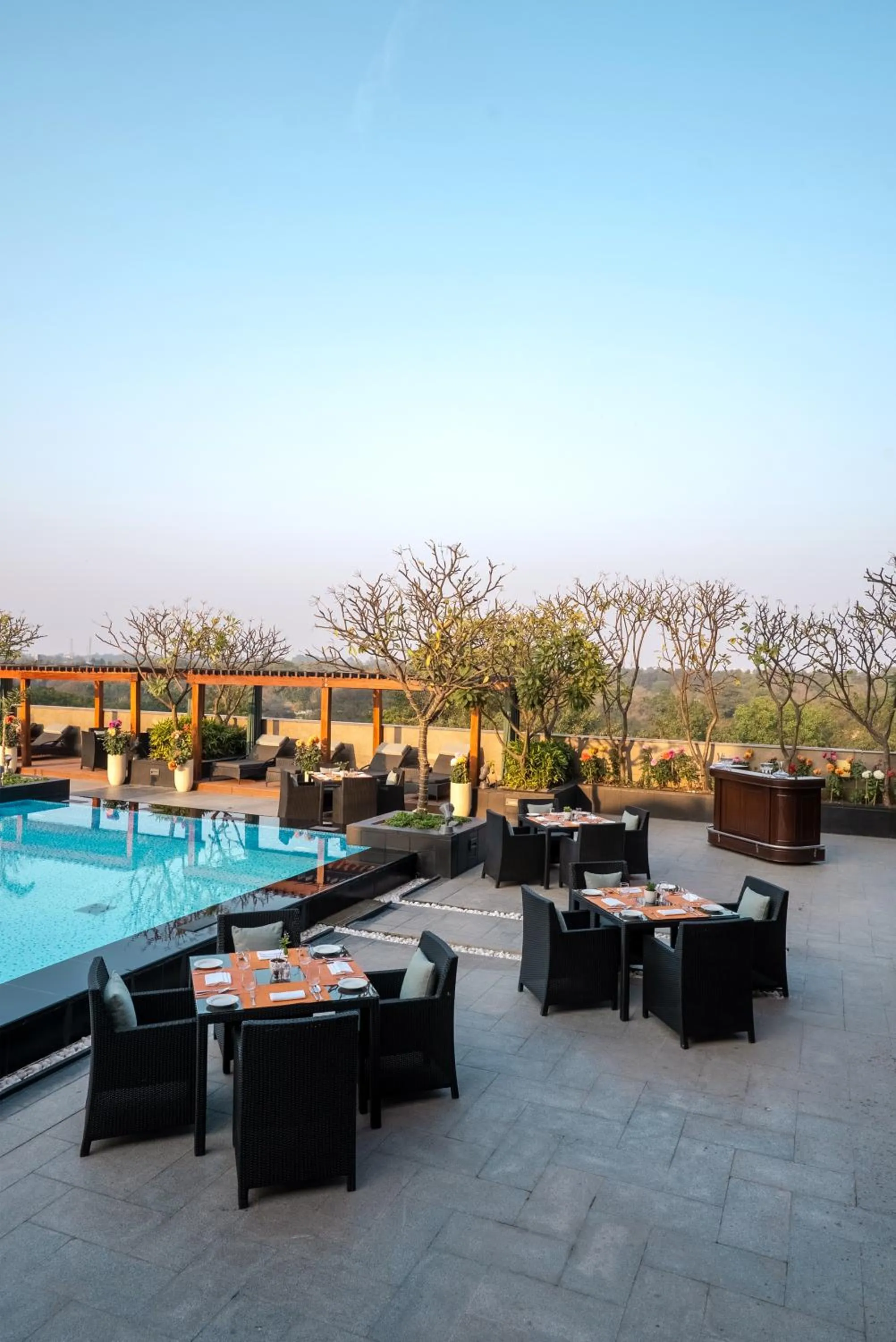 Restaurant/places to eat in The Leela Ambience Gurugram Hotel & Residences - The Luxury Urban Sanctuary