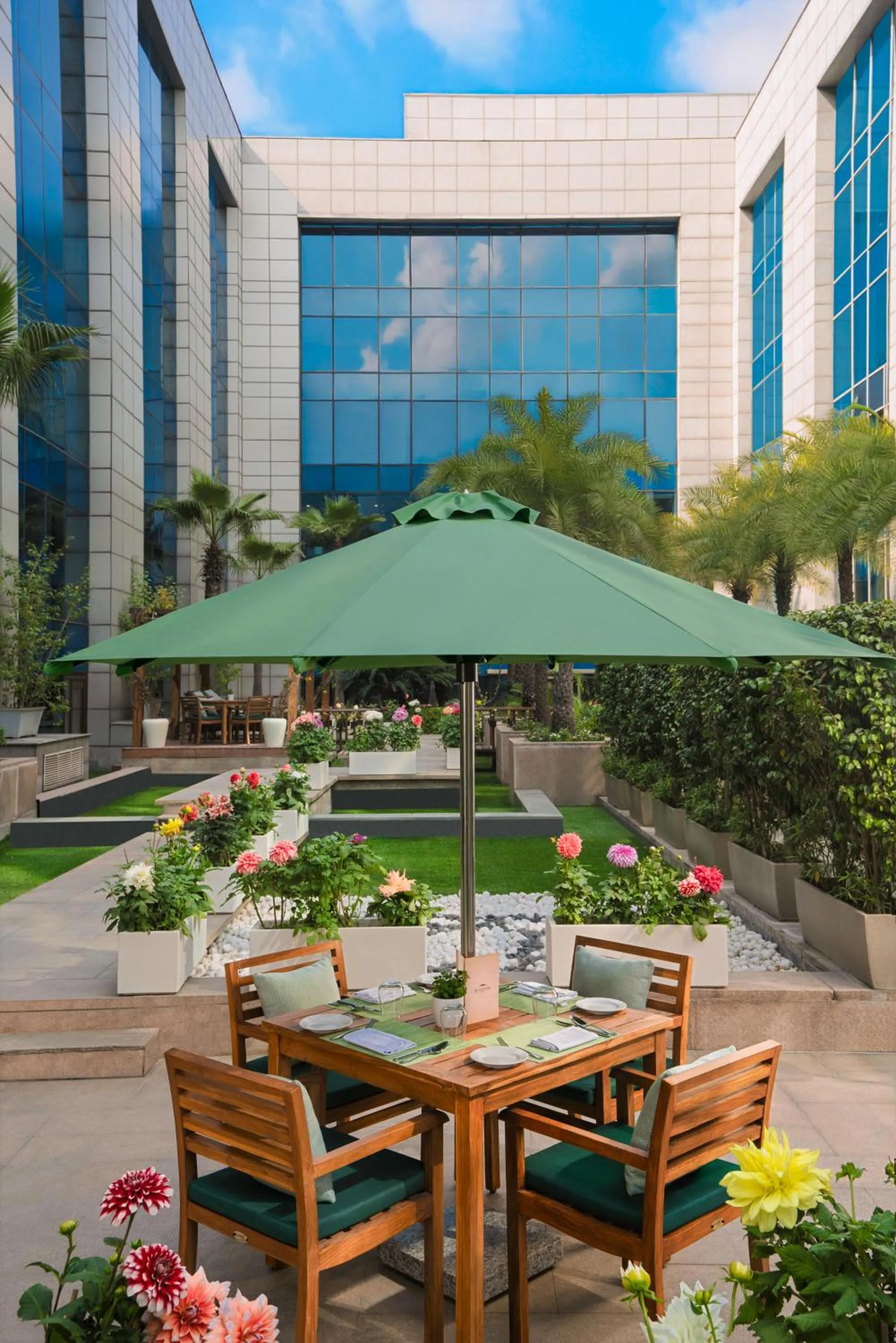 Restaurant/places to eat in The Leela Ambience Gurugram Hotel & Residences - The Luxury Urban Sanctuary