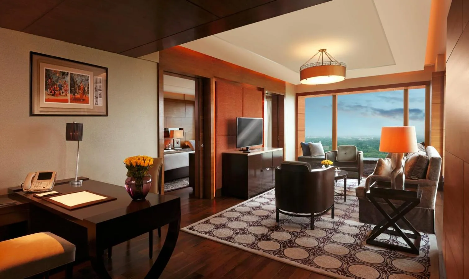 Living room in The Leela Ambience Gurugram Hotel & Residences - The Luxury Urban Sanctuary