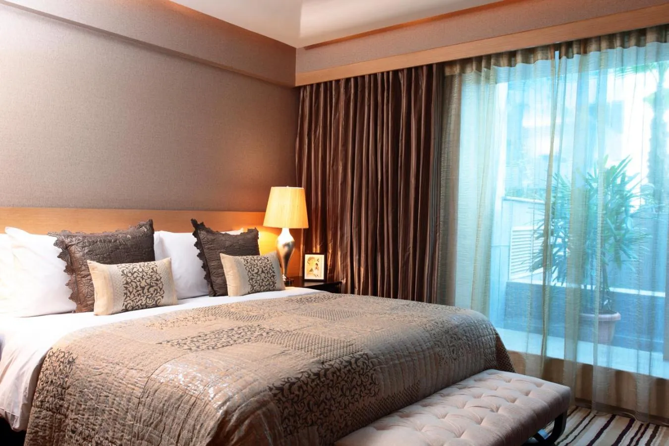 Bed in The Leela Ambience Gurugram Hotel & Residences - The Luxury Urban Sanctuary