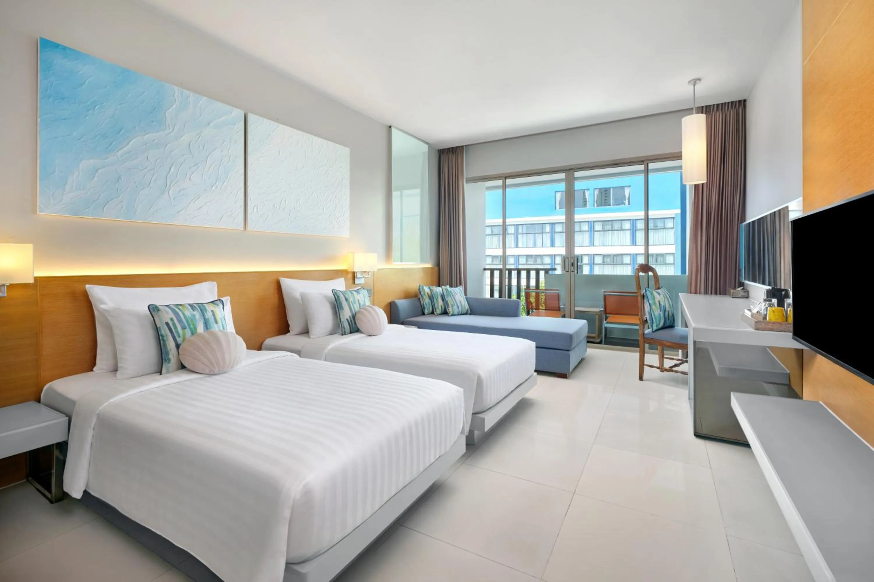 View (from property/room), Bed in The Kee Resort & Spa