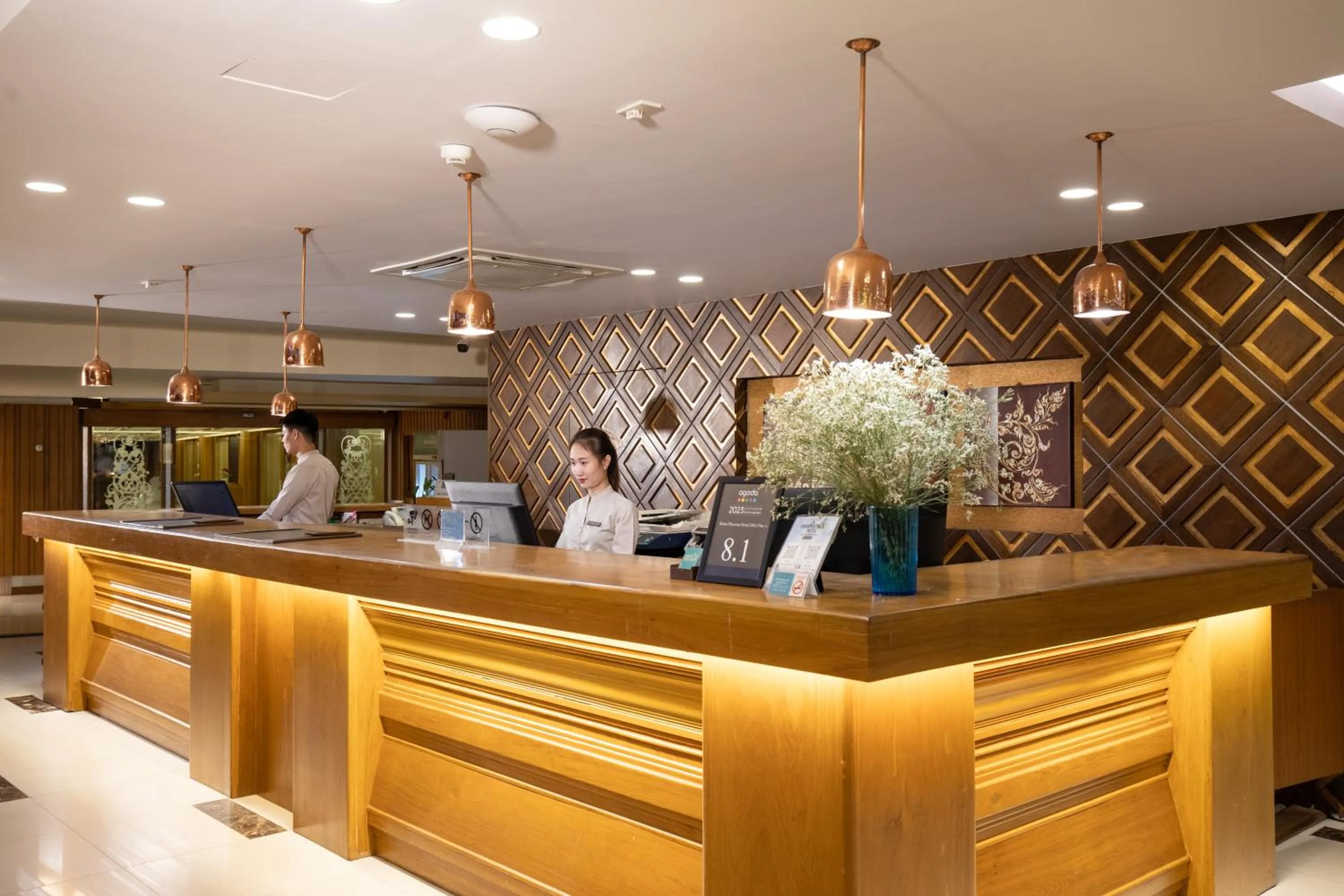 Lobby or reception in Khum Phucome Hotel -SHA Extra Plus