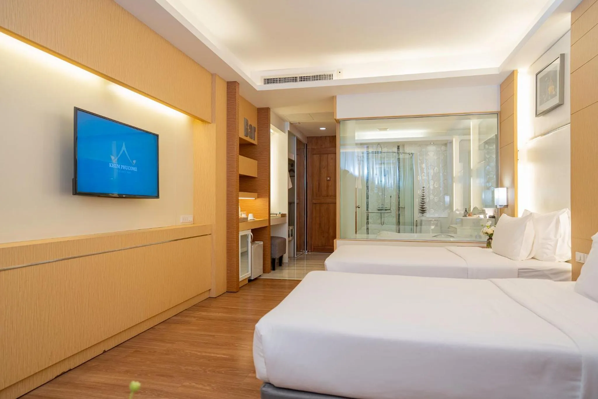 Bed in Khum Phucome Hotel -SHA Extra Plus