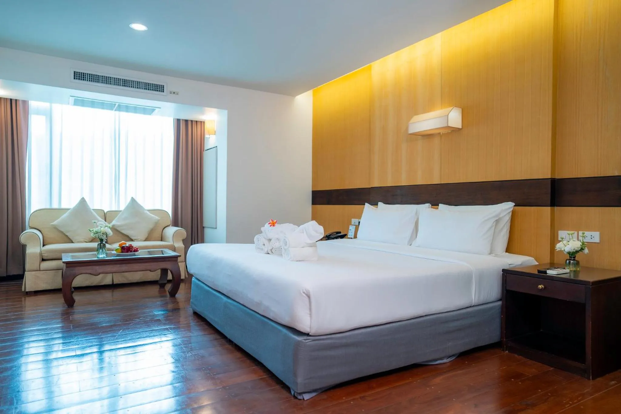 Bed in Khum Phucome Hotel -SHA Extra Plus