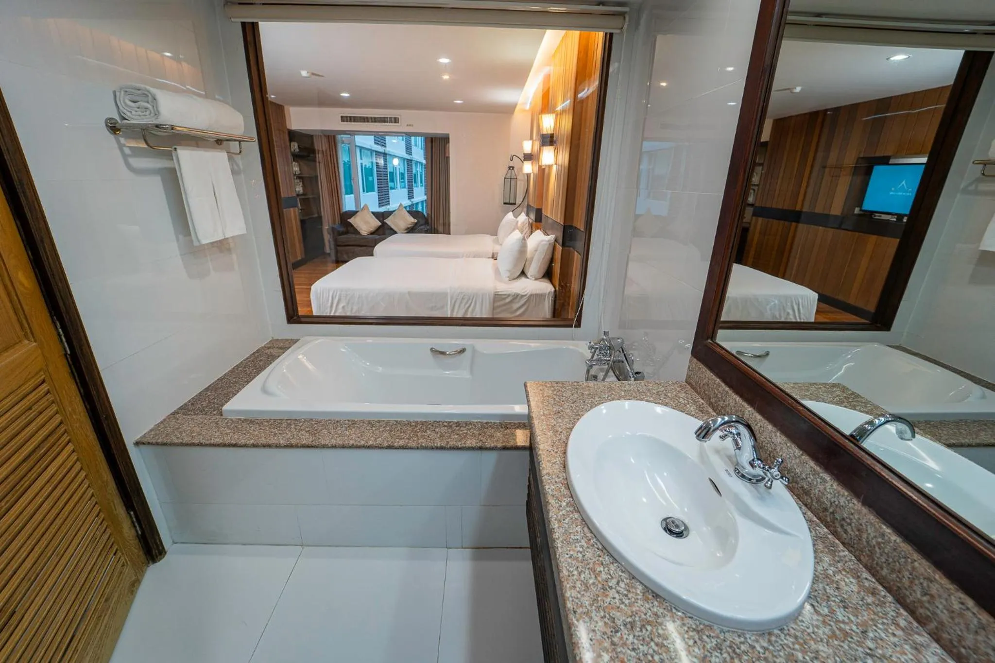 Bathroom in Khum Phucome Hotel -SHA Extra Plus