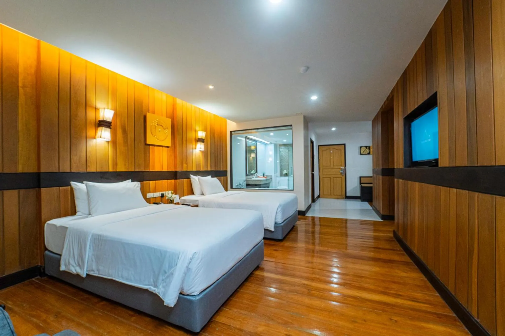 Bed in Khum Phucome Hotel -SHA Extra Plus