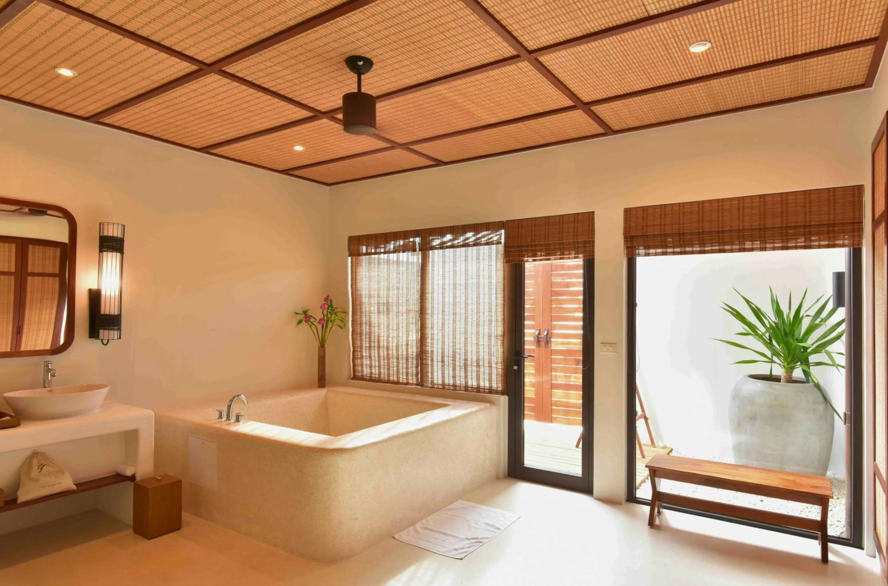 Bathroom, Bed in The Royal Sands Koh Rong